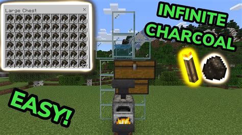 I did come up with this design myself for the intentions of a cheap an. . Charcoal farm minecraft